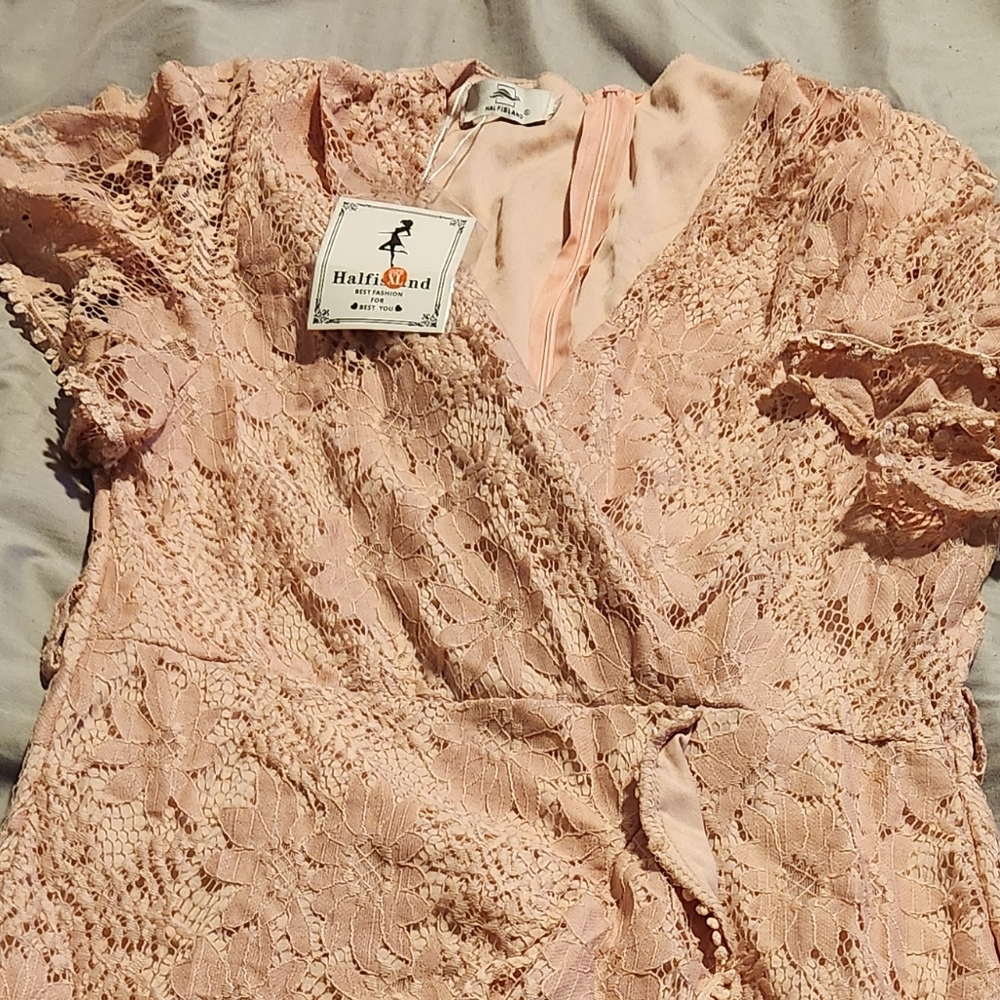 Small womens dress pink